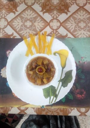 পেঁপে খেজুরের চাটনি (pepe khejurer chatni recipe in Bengali) রেসিপির প্রধান ছবি