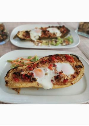 Foto principal de Súper calabacín relleno al horno 🥒