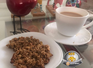 Una foto de Galletas de avena, manzana y canela