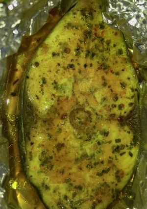 A picture of Steamed Herb Fish.