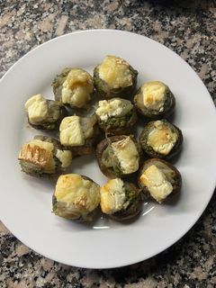 Una foto de Champiñones rellenos