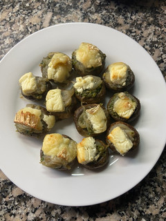 Una foto de Champiñones rellenos