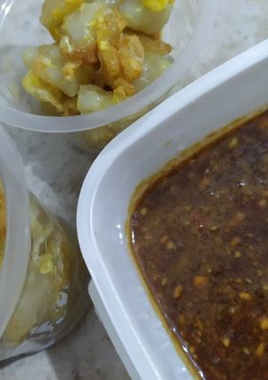 Foto resep CiLor (Cilok Telor) simple bumbu kacang