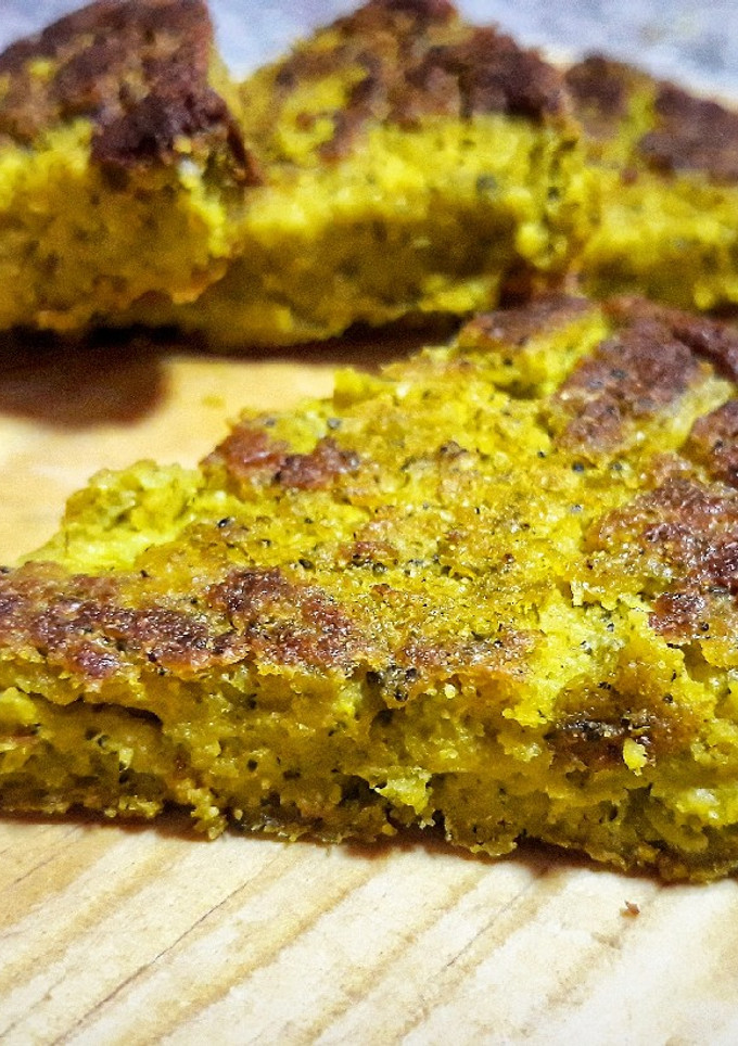 Una foto de Tortilla vegana de brócoli