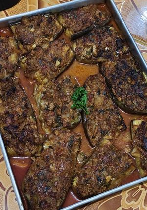 Foto resep Terong Panggang Isi Daging Giling ala Turki (Karnıyarık)