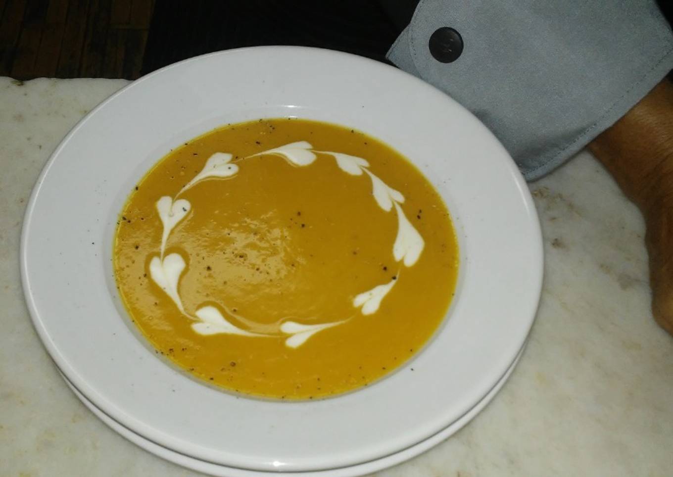 Consomé de calabaza el mejor de Silvana