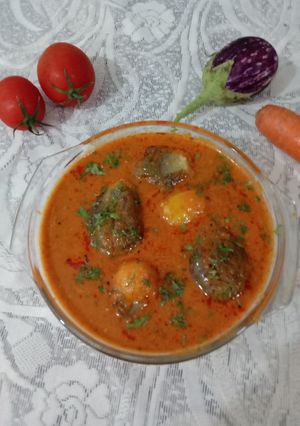 A picture of Masala baingan.