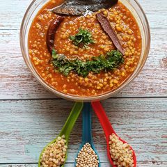 A picture of Sorghum (jowar) masala gravy.