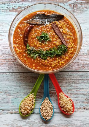 A picture of Sorghum (jowar) masala gravy.