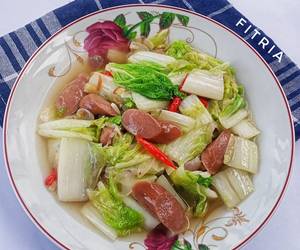 Resep Populer 29.Tumis sawi putih sosis Enak Bergizi Resep Populer 29.Tumis sawi putih sosis Enak Bergizi