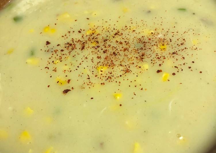 شوربة الذرة 🍵
