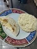 Arepa ocañera rellena con queso