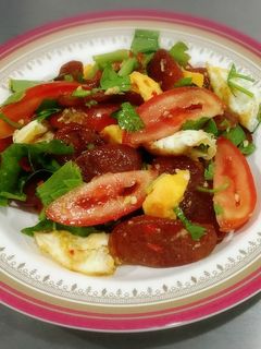 รูปของ ยำไข่ดาว-กุนเชียง