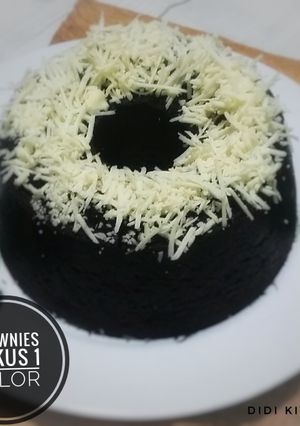 Foto resep Brownies Kukus Irit (1 telor) PR _browniesdcc