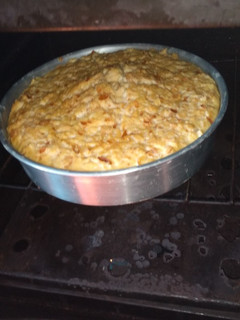 Una foto de Budín de pan Relleno con De.de leche