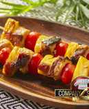 Brocheta de cerdo