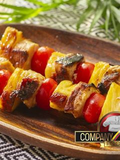 Una foto de Brocheta de cerdo