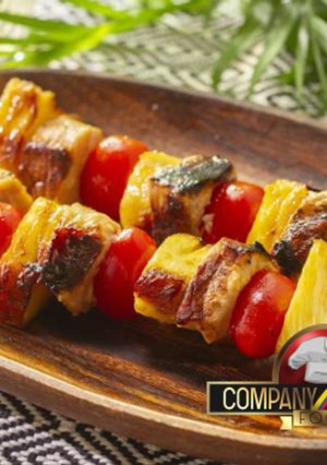 Una foto de Brocheta de cerdo