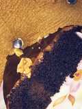 كيك شوكلاته 🍰🕯•