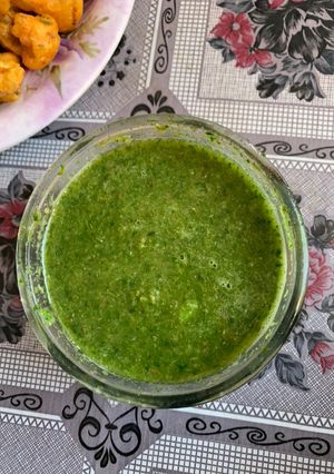 รูปของ Green Chutney ซอสพริกสีเขียว สูตรจากชาวอินเดีย