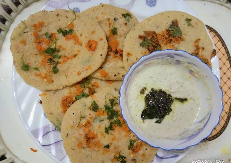 Recipe of Perfect Instant Oats Uttapam