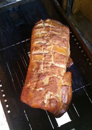 A picture of Smoked pork loin.
