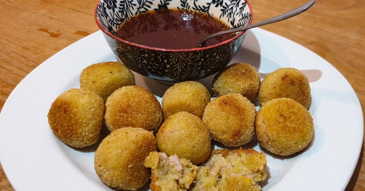 Ricetta Polpette mortadella, pistacchi e patate di Beatrice Donzella