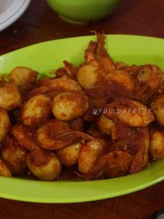 Foto resep Balado telur puyuh dan udang