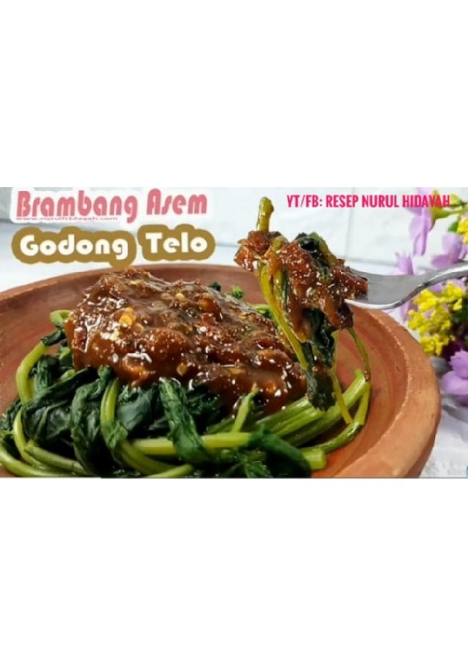 Foto resep Brambang Asem Godong Telo