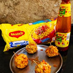 A picture of Veg Maggi Balls.