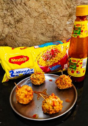 A picture of Veg Maggi Balls.