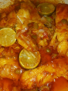 Una foto de Filete de tilapia guisado en salsa