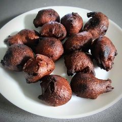 A picture of Banana Appam / Banana Paniyaram.