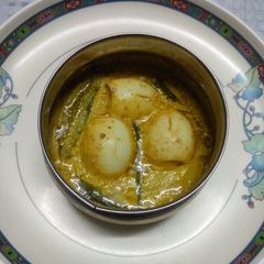 A picture of Steamed Egg Curry.