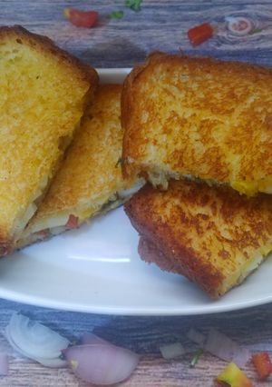 মেয়ো এগ স্যান্ডউইচ (mayo egg sandwich recipe in Bengali) রেসিপির প্রধান ছবি