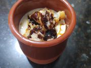 Una foto de gachas con leche