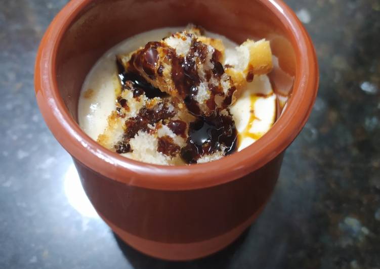 Gachas con tostones y miel de caña 😋en thermomix