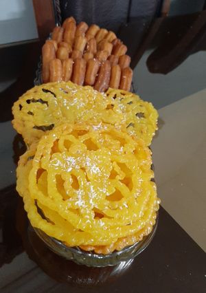 عکسی از دستور زولبیا و بامیه