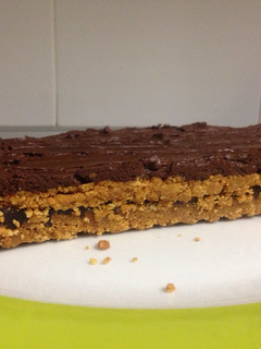 Una foto de Tarta de galleta y chocolate