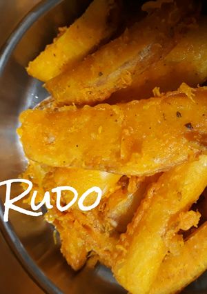 Una foto de Papas Sazonadas doblemente fritas