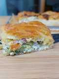 Torta salata zucchine e ricotta in air fryer