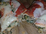 Canelones de carne picada y acelga