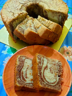 Foto resep Marmer Cake Ekonomis (Metode All in One)