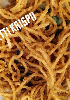 Foto resep Spageti krispi