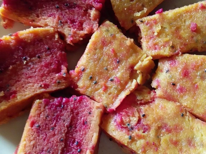 Cara Gampang Membikin Resep Bolu kukus buah naga yang Bikin Ngiler Anti Ribet, Bikin Ngiler