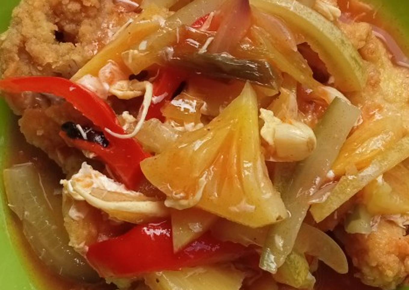 Ayam saos asam manis pedas