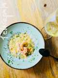 Risotto de Langostinos al Ajillo con toque de limón 🍋 🧄 🦐