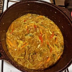 A picture of Beef and cabbage sauce (my version).