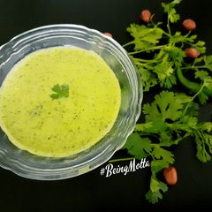 A picture of Farali Green Chutney.