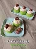 Bolu Susu Lembang Rasa Pandan (Topping Keju & Coklat Belgia)